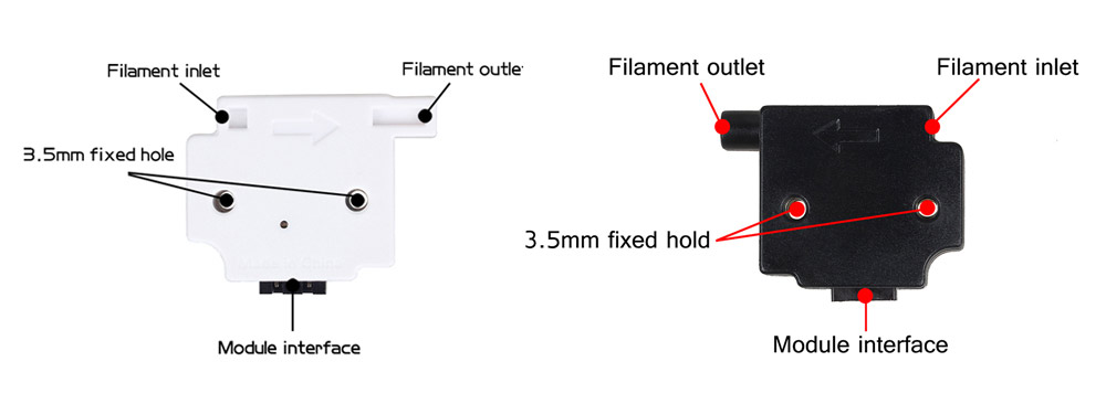Material Filament Detection Sensor Module v2 For Lerdge Board 1.75/3.0mm
